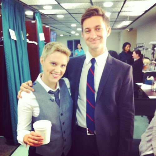 cokesnlfan:From SNL writer Chris Kelly’s instagram: Kate McKinnon as Ellen DeGeneres! :)