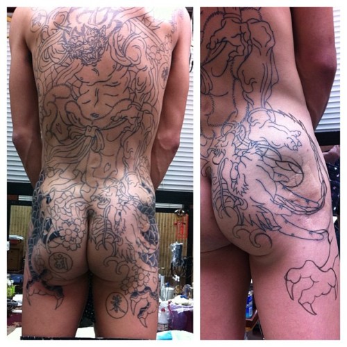 at Southbay Tattoo Japan/古典水墨肌絵刺 尼崎彫寿一門