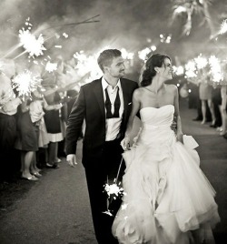 Real Wedding - Fireworks & Sparklers