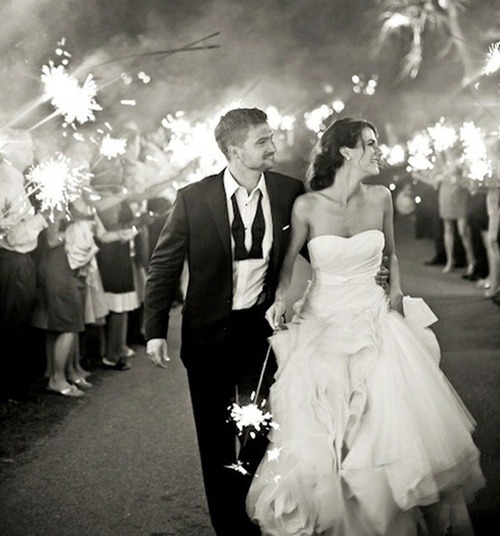 Real Wedding - Fireworks & Sparklers on Behance on We Heart It. http://weheartit.com/entry/42673254