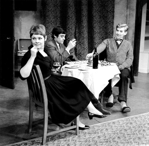 fuckyeahdench: Judi Dench, Ian McKellen and Ian MacShane in The Promise (1967) by Aleksei Arbuzov