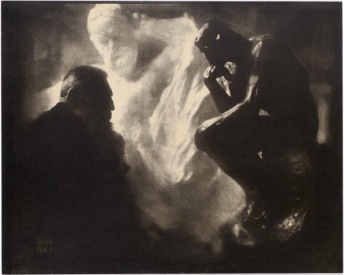 theartistsmanifesto:Rodin captured by the photographer Alfred Stieglitz, 1902. Rodin is depicted as 