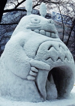 springdy:  Totoro from the Sapporo Snow Festival.