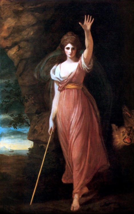 saturnsdaughter: George Romney, Lady Hamilton as Circe, c.1782
