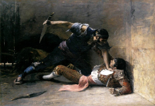 necspenecmetu:  Joseph Saint-Germier, La Navaja, 1888 