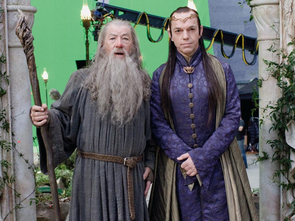 tarwe Richtlijnen slagader Lord Of The Rings — LOTR Reunion: Ian McKellen and Hugo Weaving on the...