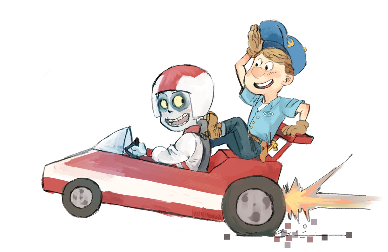 diglettdevious:  After a head canon’s been sloshing in my brain I drew this. Don’t