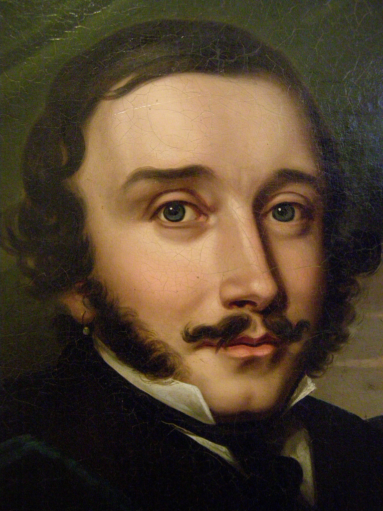 antonio-m:  Portrait of Count Sigismond Forgách (detail),Ján Rombauer, 1830 