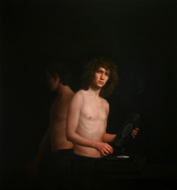 TM Davy | Like a Record | oil on linen |