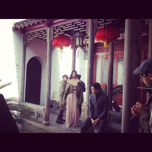 joannalilywong: I worked on my first shoot in Shanghai this weekend, we shot at the luxurious Shang