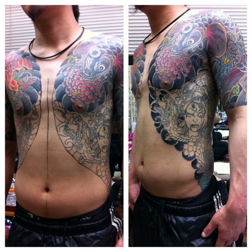 at Southbay Tattoo Japan/古典水墨肌絵刺 尼崎彫寿一門