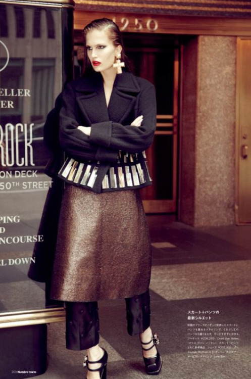 Numéro Tokyo #62 December 2012 Shot by: Carlotta Manaigofor  Fashion Editor: Akari Endo-