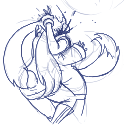 taxidrawby:  Still from an oC session with Fiz Theo is not good at picking friends
