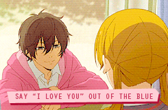 lordzuuko:  Yoshida Haru’s Flirting 101.