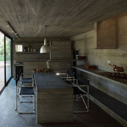 justthedesign:  Kitchen Made From Concrete 