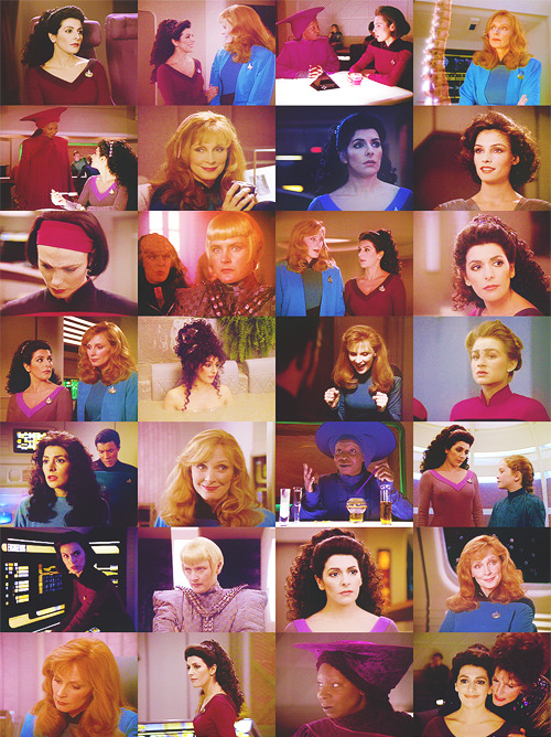 deannatroiss:The Ladies of Star Trek: The Next Generation, Season 5. 