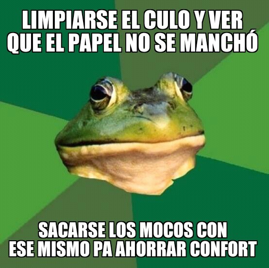 embarao:  soy el unico que lo hace?