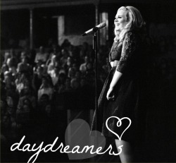 someonelikedelly:  My life sucks but Adele and Daydreamers holds