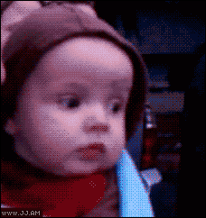 lulz-time:  Baby reacts to fireworks 