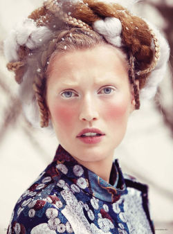 &Amp;Ldquo;So Fern, So Nah&Amp;Rdquo; Vogue Deutsch December 2012 Toni Garrn By Alexi