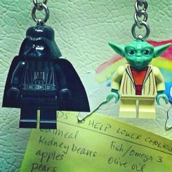 The Force Is Strong In My Kitchen! #Lego #Starwars #Yoda #Darthvader #Instaphoto