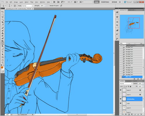 Drawing a violin is sooooo hard D: