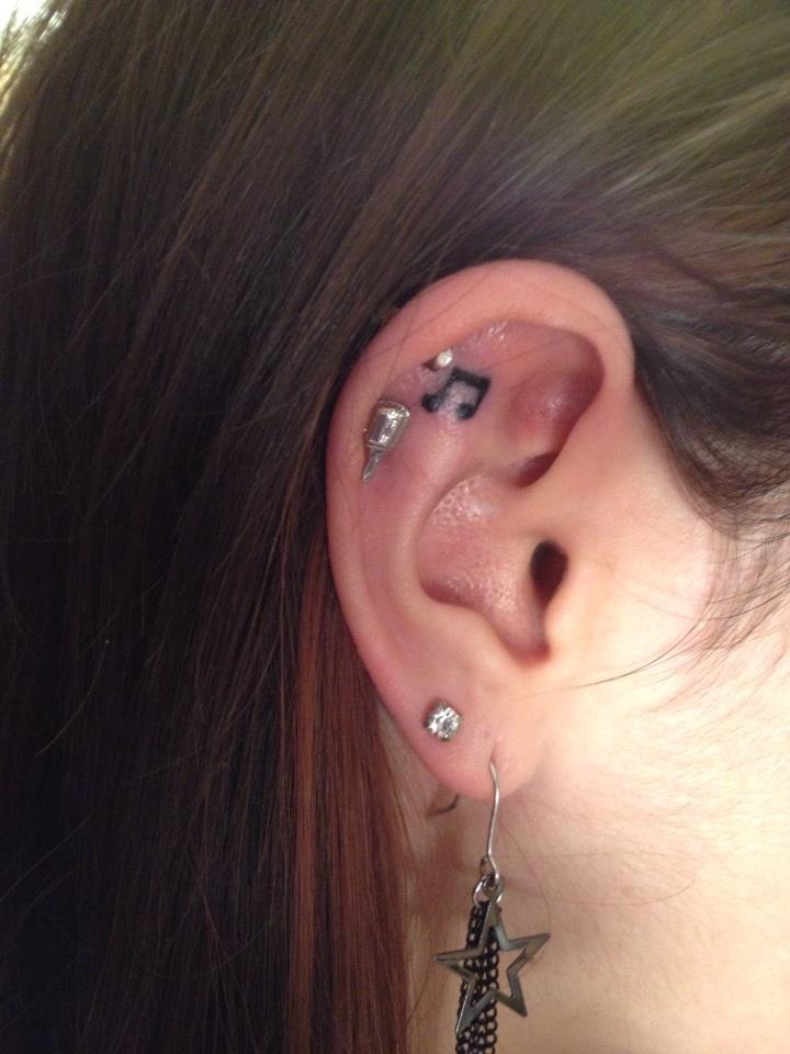gallifreyanturtles:  stand-above-the-sea:  Yep, got this on my ear today. Miley Cyrus’