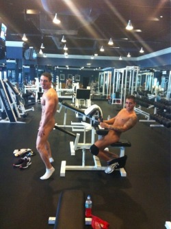 fun at the gym with Marc Dylan…