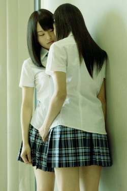 akb48wallpapers:  Sayaka Yamamoto &amp; Miyuki Watanabe 