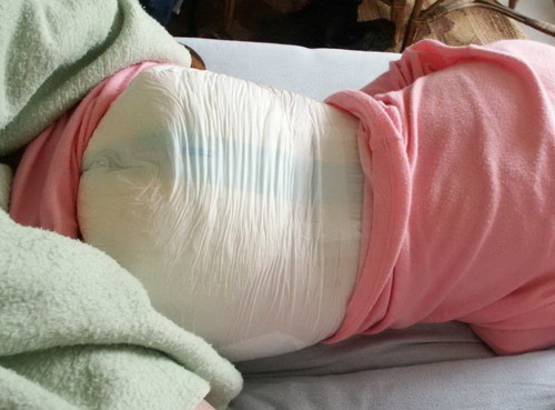 badgirlsgetpunished:the soggy diaper is soo hot not sure why.