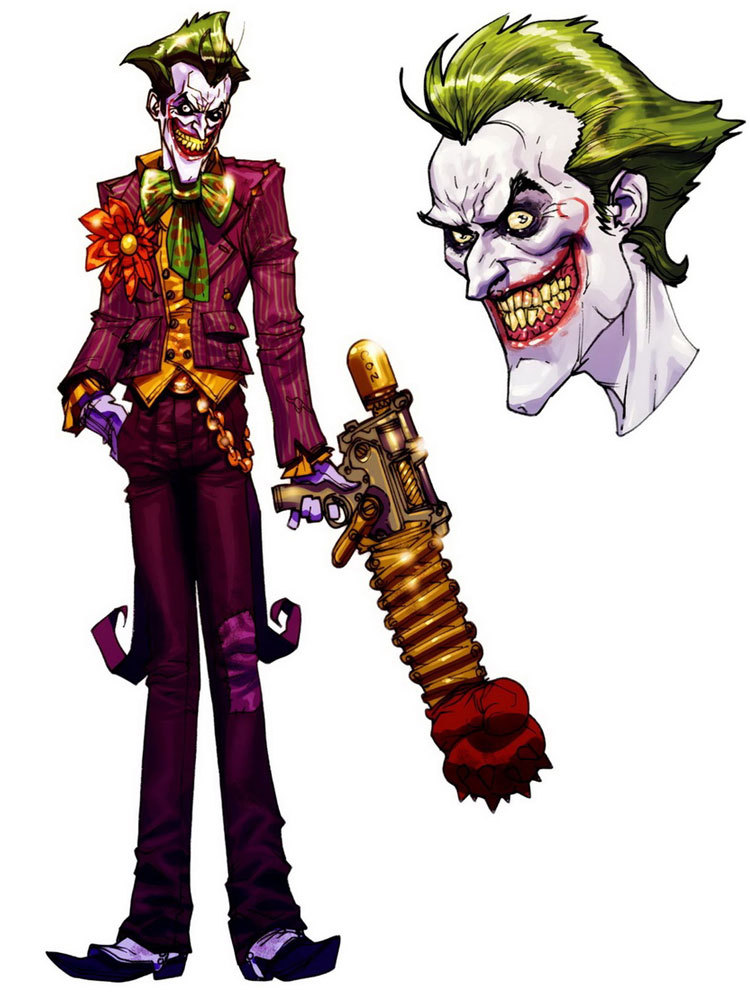 saveroomminibar:  Batman: Arkham Asylum. Character Designs by Chuck Dee.