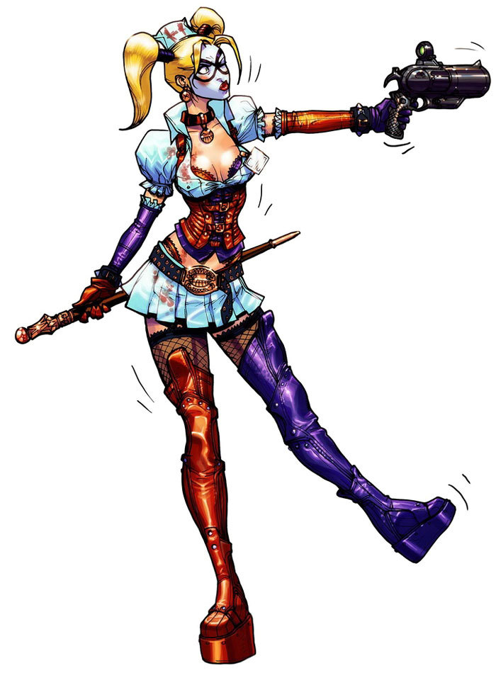 saveroomminibar:  Batman: Arkham Asylum. Character Designs by Chuck Dee.