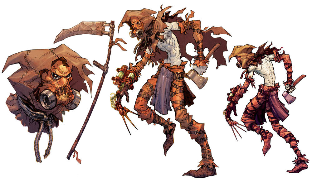 saveroomminibar:  Batman: Arkham Asylum. Character Designs by Chuck Dee.