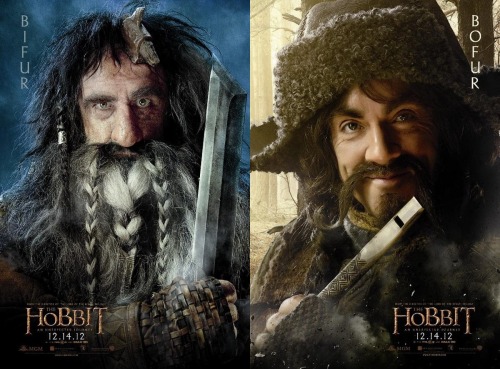 imber-noctis:annicron:momochanners:geeknproud:The Dwarves: Fili, Kili, Oin, Gloin, Dwalin, Balin, Bi