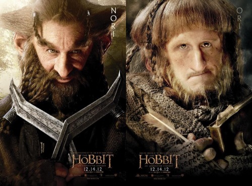 imber-noctis:annicron:momochanners:geeknproud:The Dwarves: Fili, Kili, Oin, Gloin, Dwalin, Balin, Bi