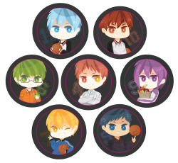 o-shirii:  KuroBasu buttons for EOY 2012!