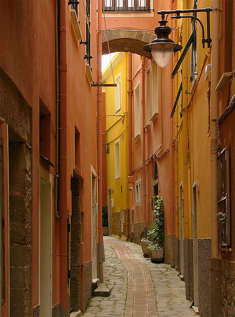 One of the lovely side streets in Manarola, Liguria, Italy (by John in Scotland).