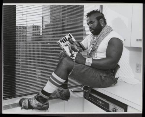 bookporn:  Mr. T reading Mr. T = Mr. Tnception