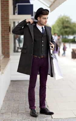 fourthandgrand:  Purple pants