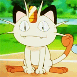 ap-pokemon:#052 Meowth - Loves to roam at night to gather coins and other objects that sparkle, thou