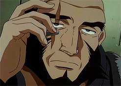 lieberts:  Cowboy Bebop characters on mushrooms 