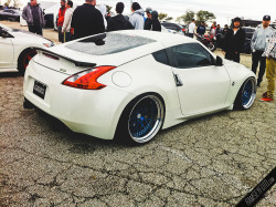 Jdmlifestyle:  370Z On Vsxx Photo By: Ramseyfoto  I Want Those Wheels As A Second