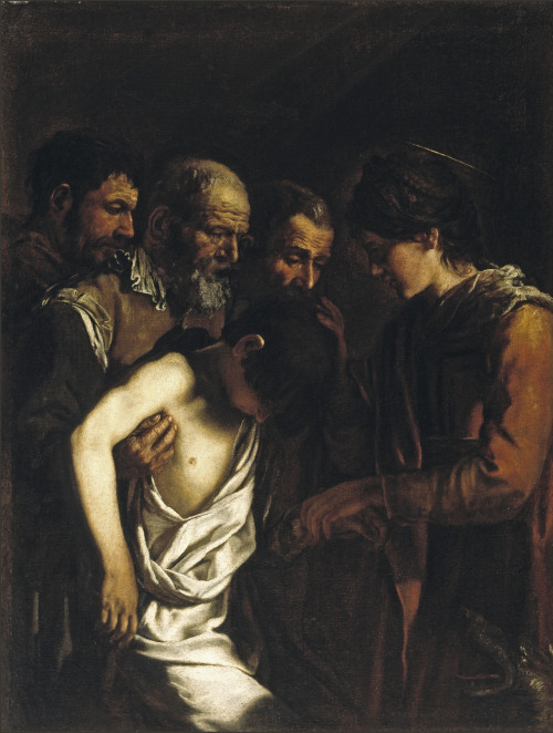 Saint Margaret Resurrecting a Young Man, by Giovanni Serodine, Museo Nacional del Prado, Madrid.