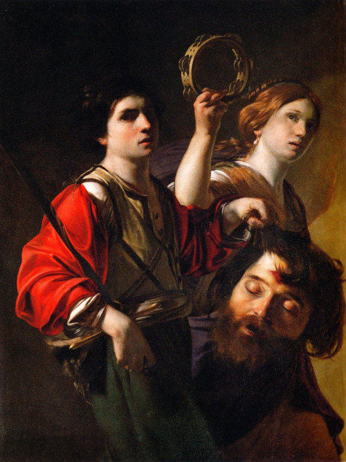 Triumph of David, by Bartolomeo Manfredi, Musée du Louvre, Paris.