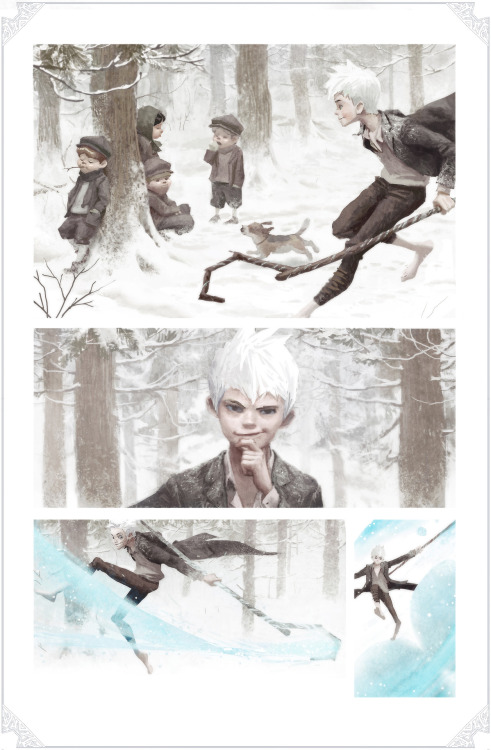 dreamworksanimation:Jack shows off his resourcefulness in “Winter Spirit” by Rise of the Guardians v