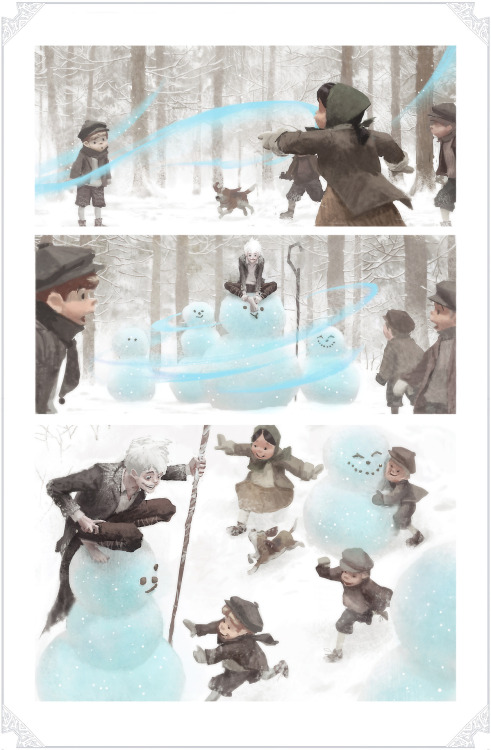 dreamworksanimation:Jack shows off his resourcefulness in “Winter Spirit” by Rise of the Guardians v