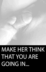 every-seven-seconds:  Slide Me In: A Guy’s Guide To Driving Her Wild 