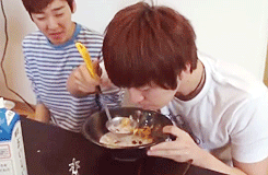 ahhyo:  Just your average morning in the U-KISS’ Japan dorm. 