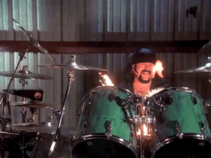 copsshootcoke:  testing gifshit i did pretty OK for my first gif  9/10 would be his drum tech