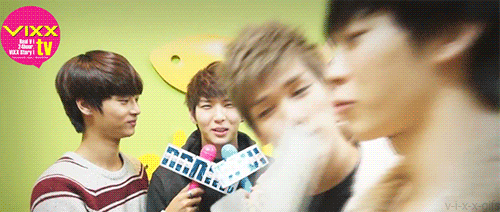 v-i-x-x-gifs:  VIXX interrupting Leo’s message, which he didn’t finish in the end 